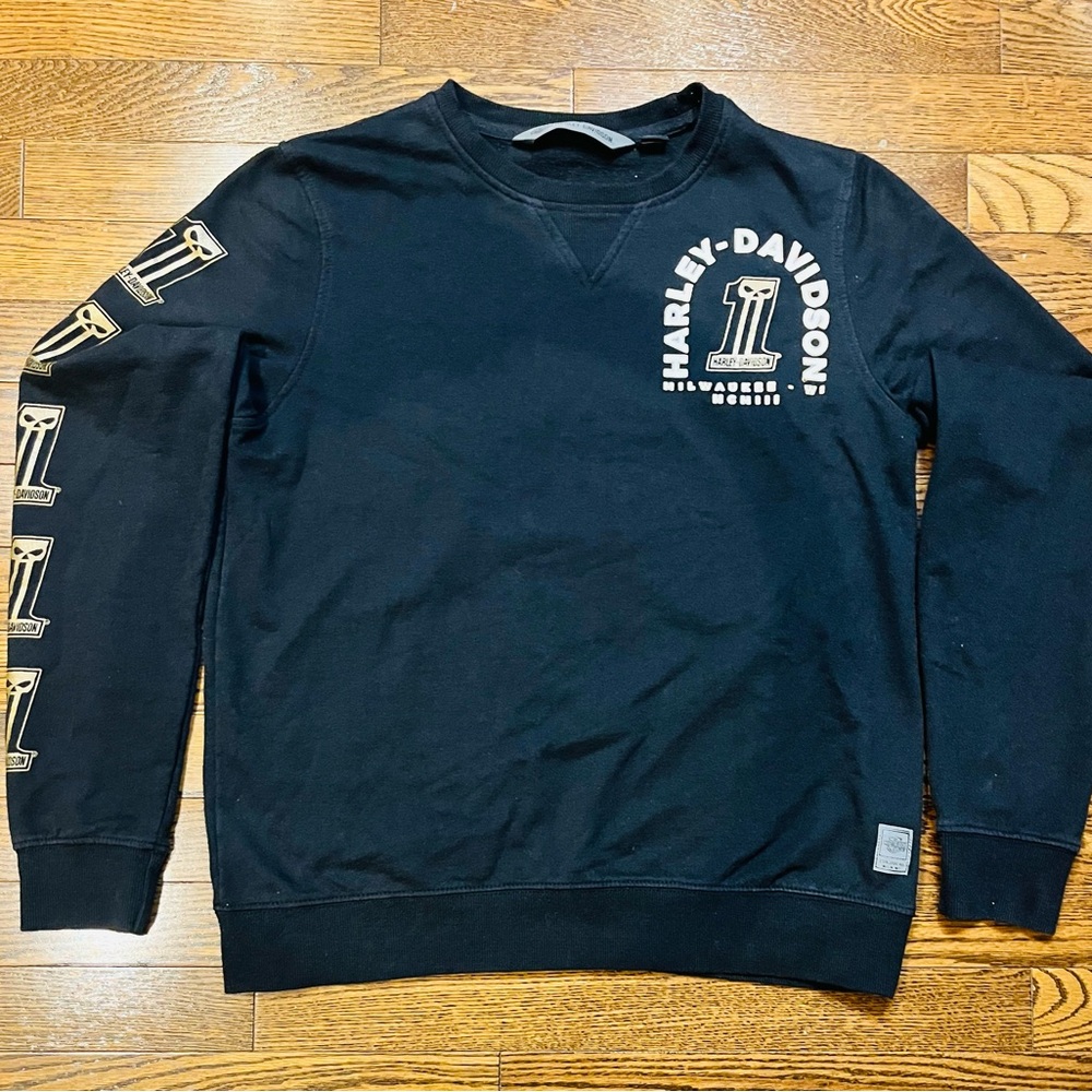 Harley-Davidson Women’s Medium Black Crewneck Sweatshirt